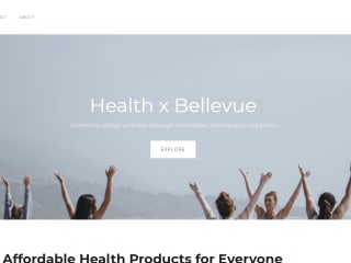 HealthxBellevue-Home, About & Product Description Page Copy