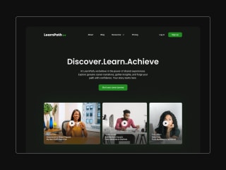 LearnPath - Website Design