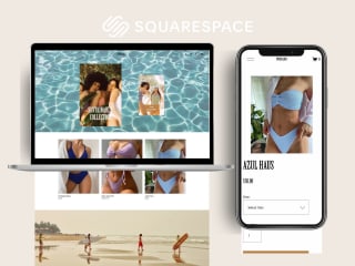 Squarespace Custom Website - Swim Haus (mock brand)