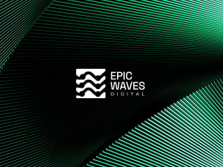 Logo Design For Epic Waves Digital 