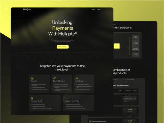 Hellgate.io - Framer Website Design and Development 