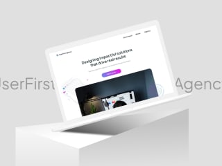 UserFirst agency landing page