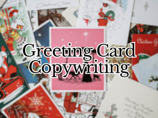 Greeting Card Copywriting