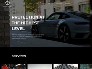 Champion Auto Salon: Car Detailing Website