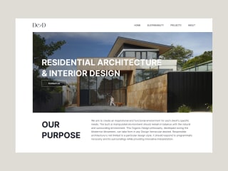 Web design for an Architecture Firm