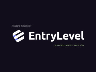 EntryLevel's Website Reimagined