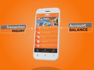 BOP mobile banking app promo