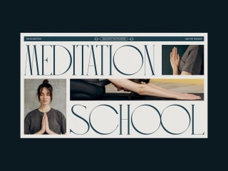 The NO/METHOD Meditation School ~ Hero Website