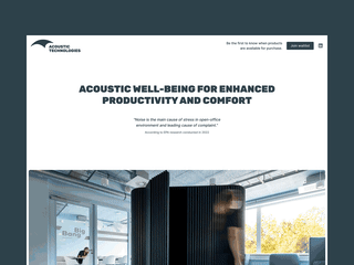 Acoustic Technologies - Framer Website