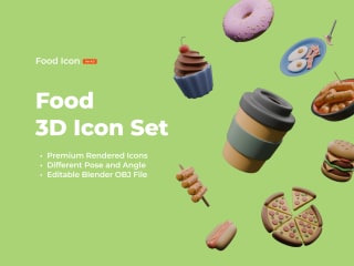 🍕Icon Set for Food Delivery App