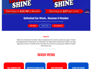 WordPress Website Design for a Carwash Business