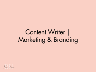 ✍️ Content Writing | Marketing & Branding