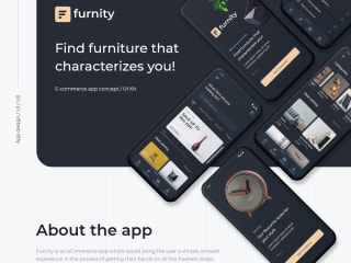Furnity - shopping app concept on Behance