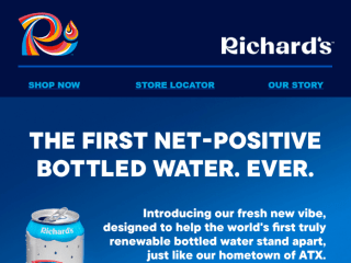 What makes our bottled water net-positive? 💭