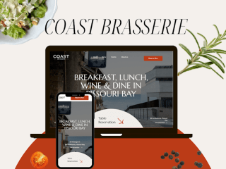 E-Commerce Website Design & Development -CoastBrasserie . 🍝✨