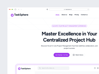 Taskphere SaaS Website