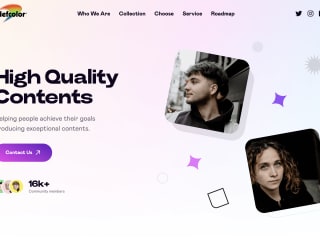 Defcolor - Website (UI/UX)