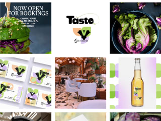 Design by Michelle - Taste Restaurant branding