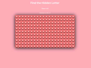 Find The Hidden Letter