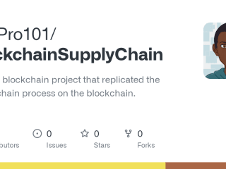 GitHub - IssyPro101/BlockchainSupplyChain: This is a blockchain…