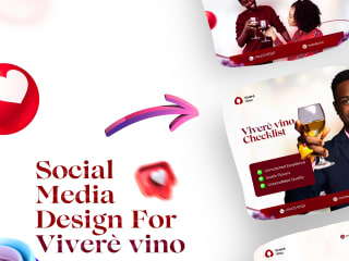 Social media design for a wine company 