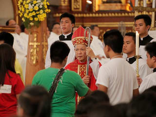 The church counts on you, archbishop tells youth