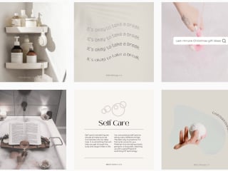 Designed Instagram posts for a Lifestyle Brand