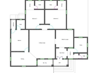 3 Bedroom Flat (Floor Plan)
