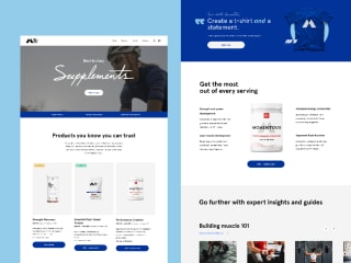 Momentous - Website re-design Shopify