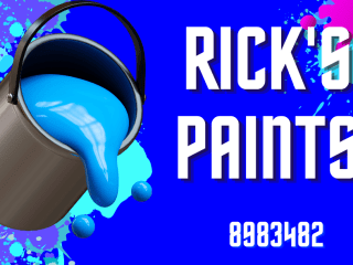 Rick's Paint Business Card