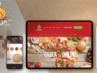 Web designing of a Restaurant