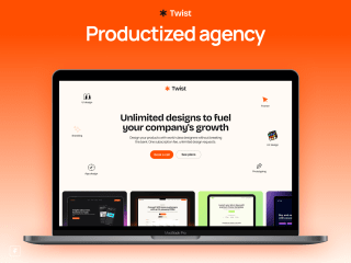 Twist - productized agency website