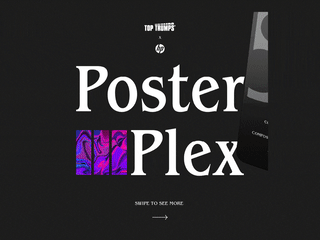 Poster Plex Website Design & Branding