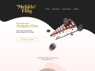 Site Institucional | Melado Fino (Projeto) :: Behance