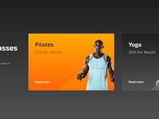 Fitness Landing Page Concept.
