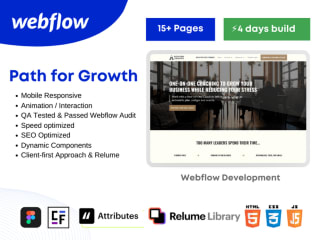 Webflow Development Project - Path for Growth