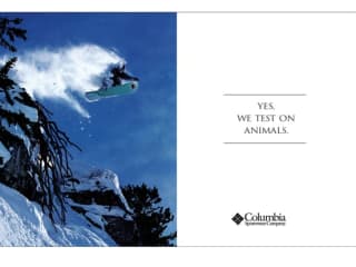 National print campaign for Columbia Sportswear.