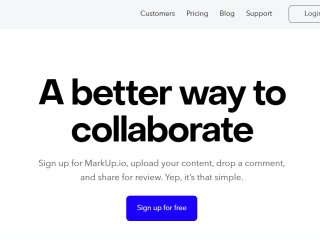 SaaS content for MarkUp.io