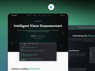 Vision - AI Framer Website