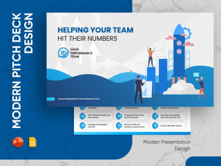 PowerPoint Presentation Design for Sales Performance Team