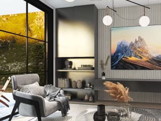 Luxury Minimalist Living room