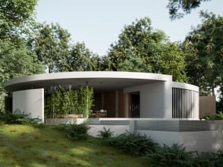 Mountain House, seeking peace in the nature - Render