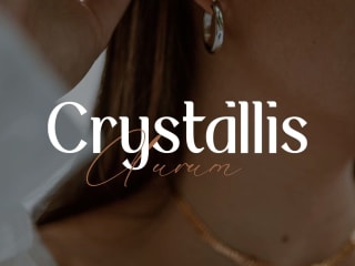 "Crystallis aurum" Logo and brand identity: Behance