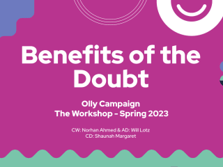Benefits of the Doubt-Olly Campaign