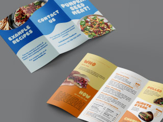 Vegan Product Packaging Design + Flyer Branding 