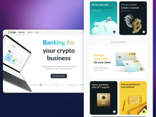 Crypto Banking as a Service API platform website