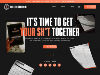 Hustler Blueprint - Brand & E-Commerce Website Design