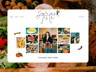 Sophie’s Table Website Design