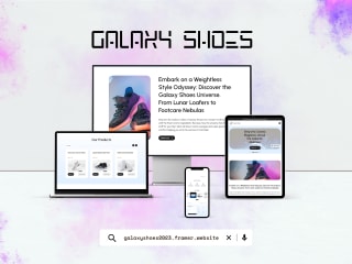 Galaxy Shoes Mock (Template Customization)