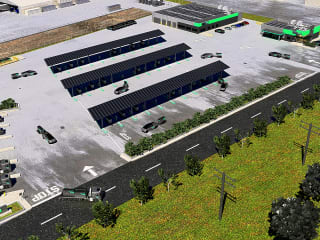 Rendering for Energy Storage Rental Facility